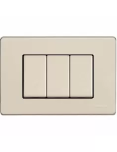 Bticino 503/3a/r plaque magique 3p résine